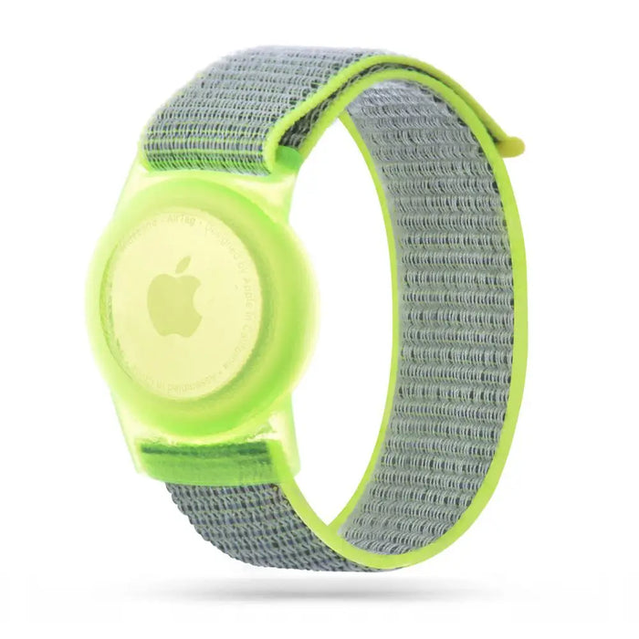 Tech-Protect Nylon Strap for Kids for Apple AirTag - Lime - Other cell phone equipment<<<HurtelXML