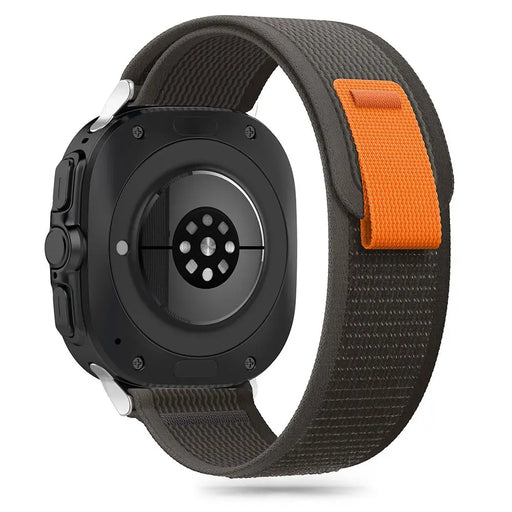 Tech-Protect Nylon Strap for Samsung Galaxy Watch Ultra (47mm) - Black/Orange - Other cell phone equipment<<<HurtelXML