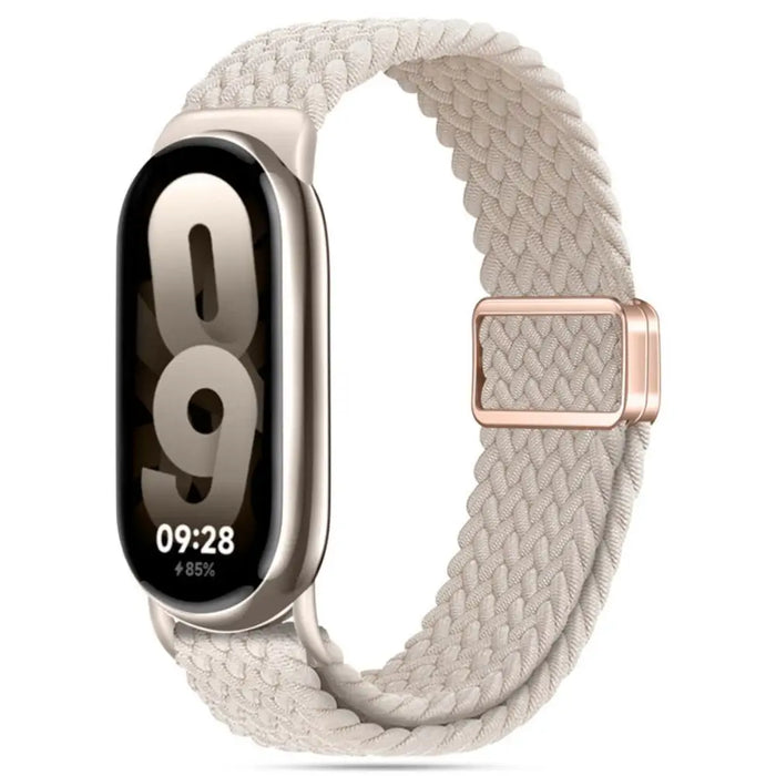 Tech-Protect NylonMag Strap for Xiaomi Smart Band 8 / 9 / NFC - Beige - Smartwatch straps and cases<<<HurtelXML