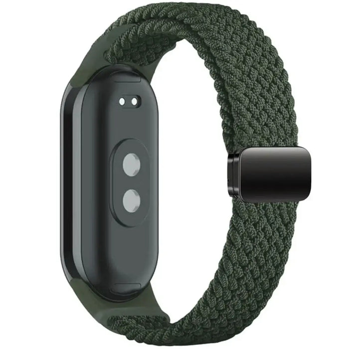 Tech-Protect NylonMag Strap for Xiaomi Smart Band 8 / 9 / NFC - Green - Smartwatch straps and cases<<<HurtelXML