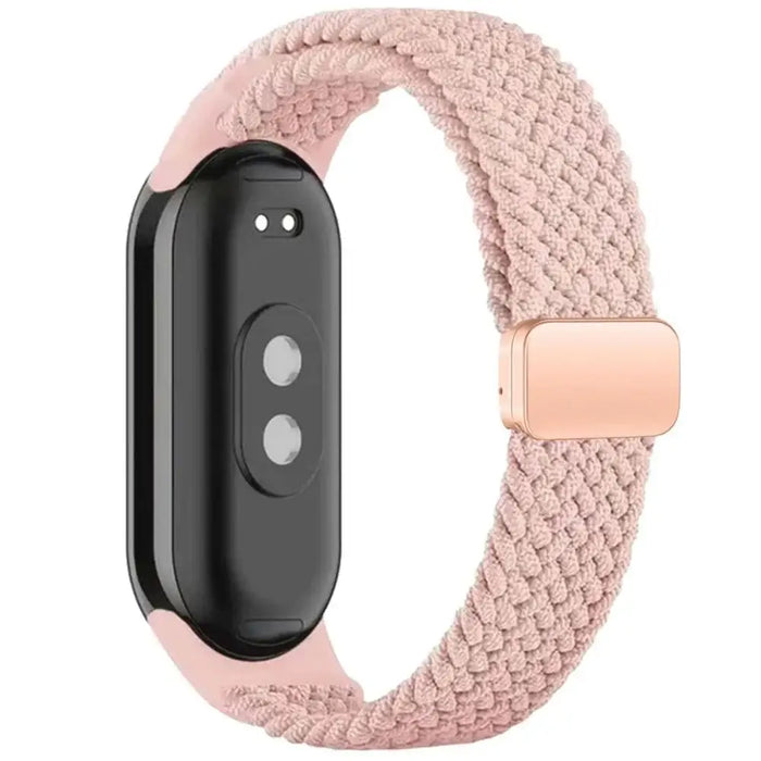 Tech-Protect NylonMag Strap for Xiaomi Smart Band 8 / 9 / NFC - Pink - Smartwatch straps and cases<<<HurtelXML
