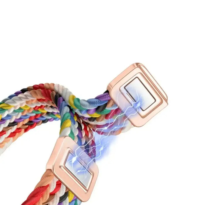Tech-Protect NylonMag Strap for Xiaomi Smart Band 8 / 9 / NFC - Pink - Smartwatch straps and cases<<<HurtelXML