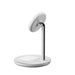 Tech-Protect QI15W-A21 MagSafe 15W inductive charger with 2in1 smartphone/headphone stand - white - Cell phone USB