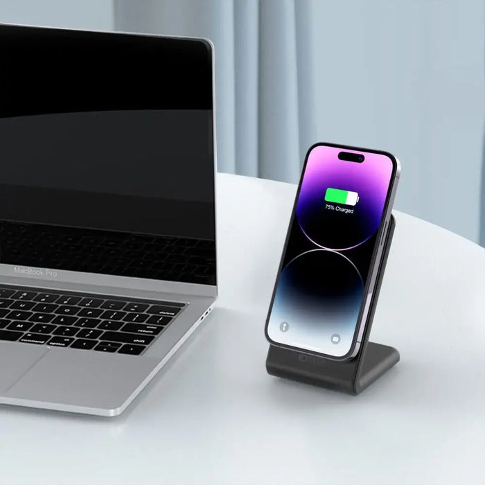 Tech-Protect QI15W-A23 MagSafe 15W inductive charger in the form of a stand - black - Cell phone USB charger<<<HurtelXML