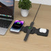 Tech-Protect QI15W-A24 MagSafe 3in1 Inductive Charger for Smartphone / AirPods / Apple Watch - Black - Cell phone USB