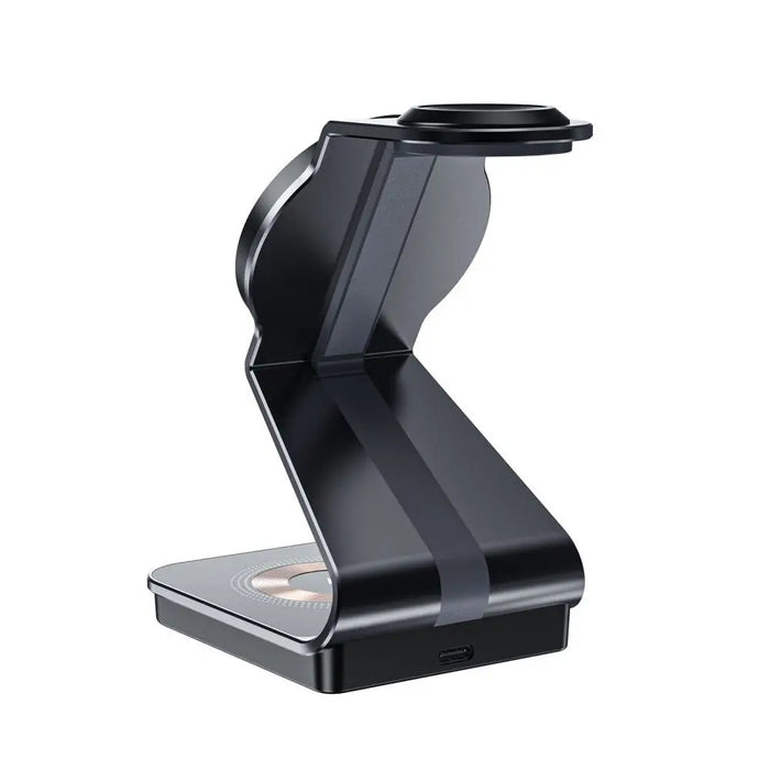 Tech-Protect QI15W-A29 3-in-1 Inductive Charger with MagSafe for Smartphone / Apple Watch / AirPods - Black - Cell