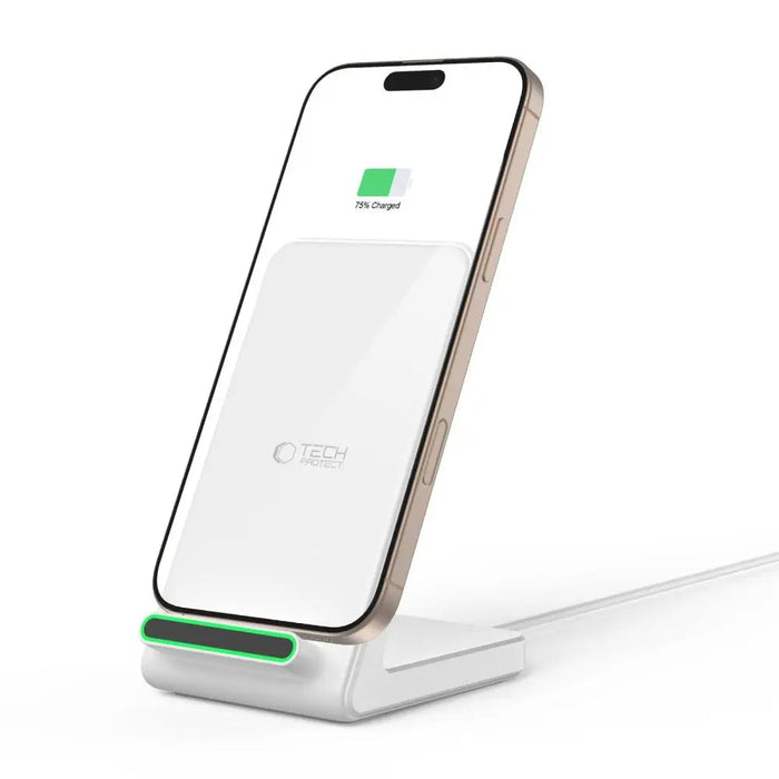 Tech-Protect QI15W-A40 wireless charger - white - Cell phone USB charger<<<HurtelXML