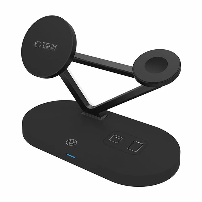 Tech-Protect QI15W-A41 3in1 Wireless Charger with MagSafe for Apple Devices - Black - Cell phone USB charger<<<HurtelXML