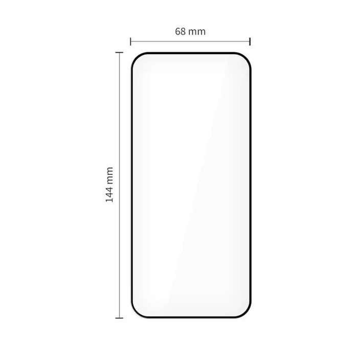 Tech-Protect Quick Set+ 2-pack tempered glass for iPhone 14 Pro - black - Cell phone tempered glass<<<HurtelXML