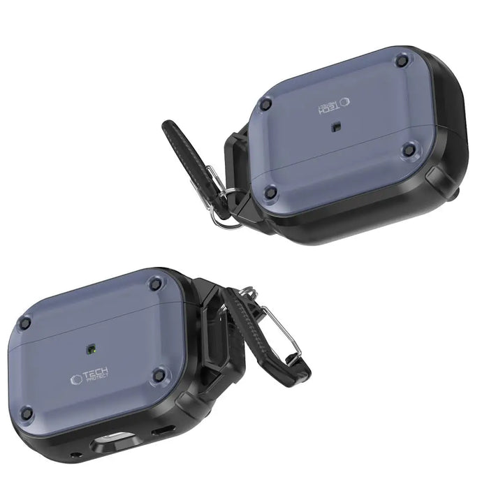 Tech-Protect Rough Hook Case with Carabiner for Apple AirPods Pro 1 / 2 - Blue - Cell phone cases and covers<<<HurtelXML
