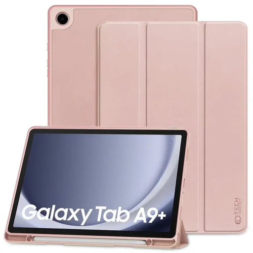 Tech-Protect SC Pen Case for Samsung Galaxy Tab A9+ 11’’ X210 / X215 / X216 - Pink - Cell phone cases