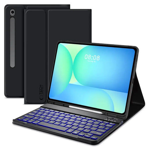 Tech-Protect SC Pen + Keyboard Case for Samsung Galaxy Tab S10 FE+ 13.1 X620 / X626B - Black - Cell phone cases