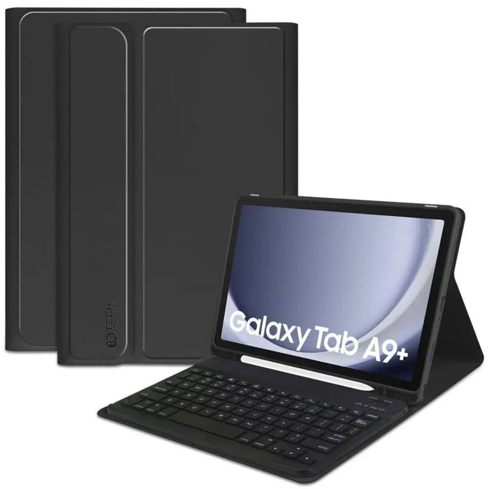 Tech-Protect SC Pen + Keyboard Case with Keyboard for Samsung Galaxy Tab A9+ 11’’ X210 / X215 / X216 - Black - Cell