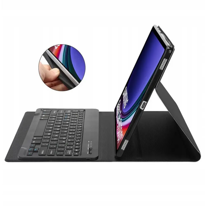 Tech-Protect SC Pen + Keyboard Case with Keyboard for Samsung Galaxy Tab A9+ 11’’ X210 / X215 / X216 - Black - Cell