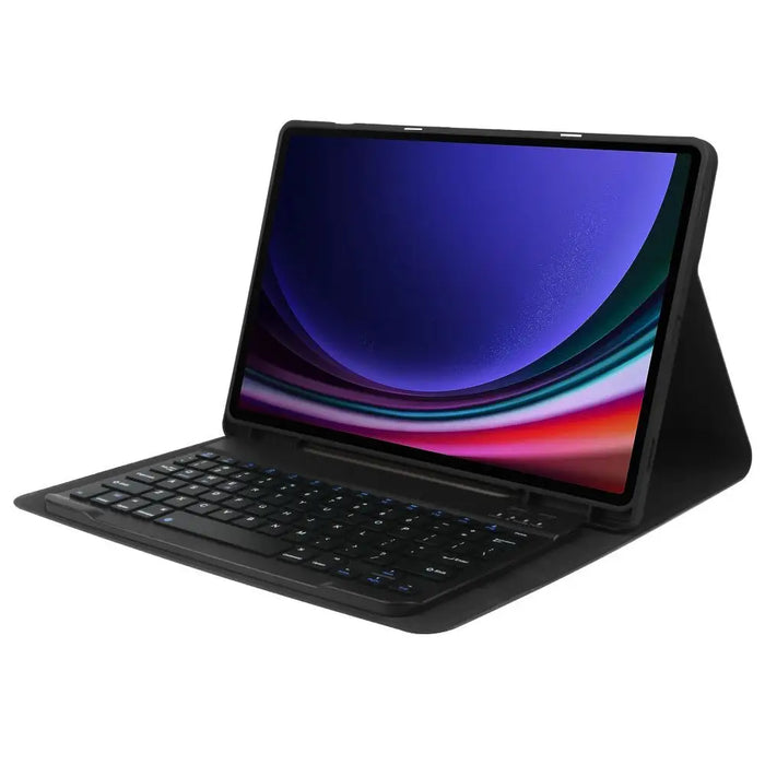 Tech-Protect SC Pen + Keyboard Case with Keyboard for Samsung Galaxy Tab S9 FE+ 12.4’’ X610 / X616B - Black - Cell