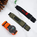 Tech-Protect Scout Pro Strap for Samsung Galaxy Watch 4 / 5 / 5 Pro / 6 / 7 / FE - Green - Other cell phone