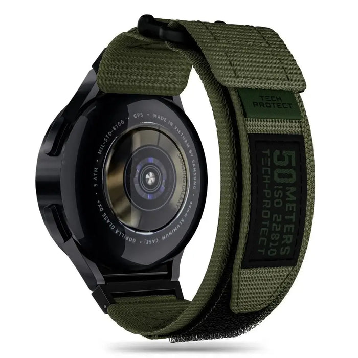 Tech-Protect Scout Pro Strap for Samsung Galaxy Watch 4 / 5 / 5 Pro / 6 / 7 / FE - Green - Other cell phone
