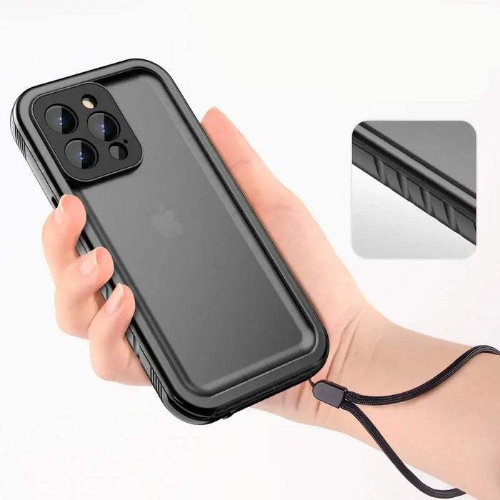 Tech-Protect ShellBox Case Waterproof IP68 for iPhone 7 / 8 / SE 2020 / 2022 - Black - Cell phone cases