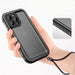 Tech-Protect ShellBox Case Waterproof IP68 for iPhone 7 / 8 / SE 2020 / 2022 - Black - Cell phone cases