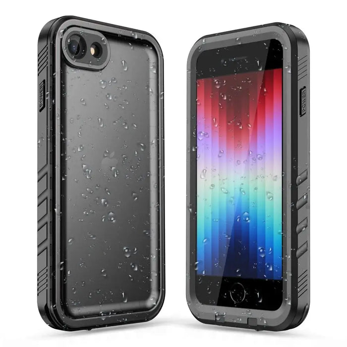 Tech-Protect ShellBox Case Waterproof IP68 for iPhone 7 / 8 / SE 2020 / 2022 - Black - Cell phone cases