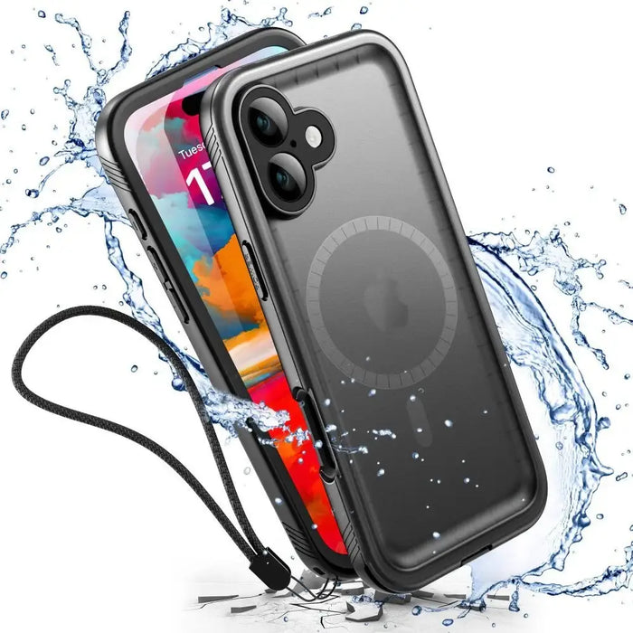 Tech-Protect ShellBox MagSafe IP68 Case for iPhone 16 Pro Max - Black - Cell phone cases and covers<<<HurtelXML
