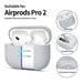 Tech-Protect Silicone Case for Apple AirPods Pro 1 / 2 - Gray - Cell phone cases and covers<<<HurtelXML