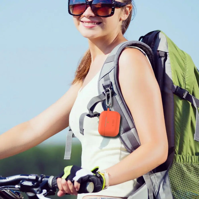 Tech-Protect Silicone Hook Apple AirPods Pro 1 / 2 Case - Blue - Cell phone cases and covers<<<HurtelXML