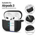 Tech-Protect Silicone Hook Case for Apple AirPods 3 - Black - Cell phone cases and covers<<<HurtelXML