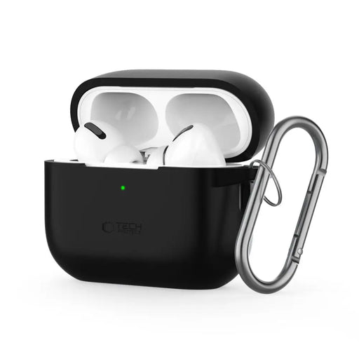 Tech-Protect Silicone Hook Case for Apple AirPods Pro 1 / 2 - Black - Cell phone cases and covers<<<HurtelXML