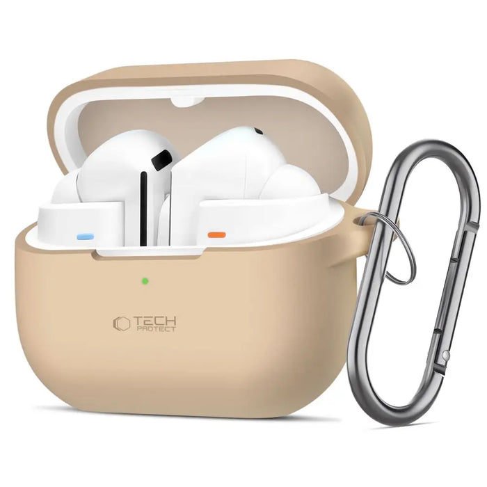 Tech-Protect Silicone Hook Case for Samsung Galaxy Buds 3 / 3 Pro - Brown - Cell phone cases and covers<<<HurtelXML