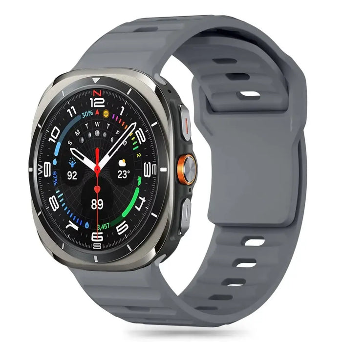 Tech-Protect Silicone Line Strap for Samsung Galaxy Watch Ultra (47mm) - Gray - Other cell phone equipment<<<HurtelXML