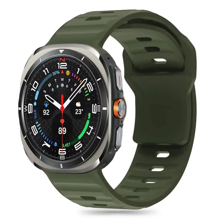 Tech-Protect Silicone Line strap for Samsung Galaxy Watch Ultra (47 mm) - green - Other cell phone equipment<<<HurtelXML