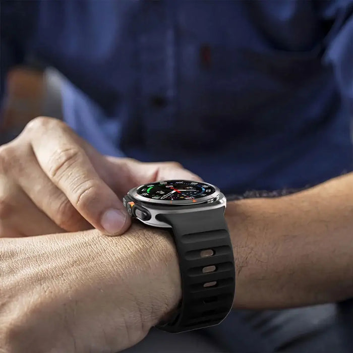 Tech-Protect Silicone Line Strap for Samsung Galaxy Watch Ultra (47mm) - Gray - Other cell phone equipment<<<HurtelXML