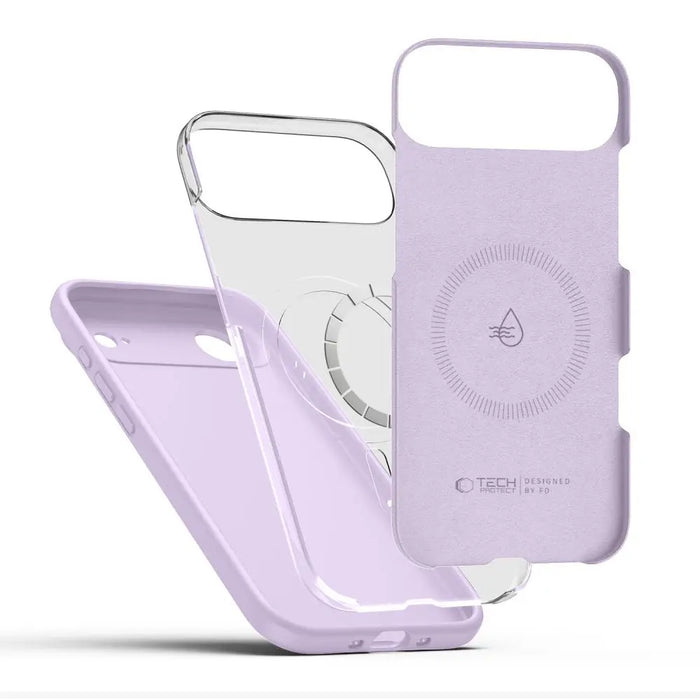 Tech-Protect Silicone MagSafe Case for iPhone 17 Air - Purple - Cell phone cases and covers<<<HurtelXML
