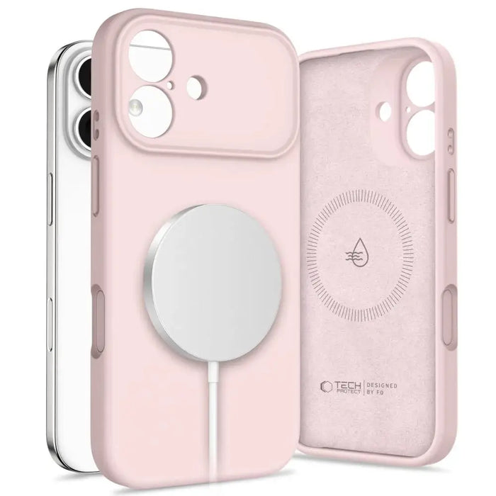 Tech-Protect Silicone MagSafe Case for iPhone 17 - Pink - Cell phone cases and covers<<<HurtelXML