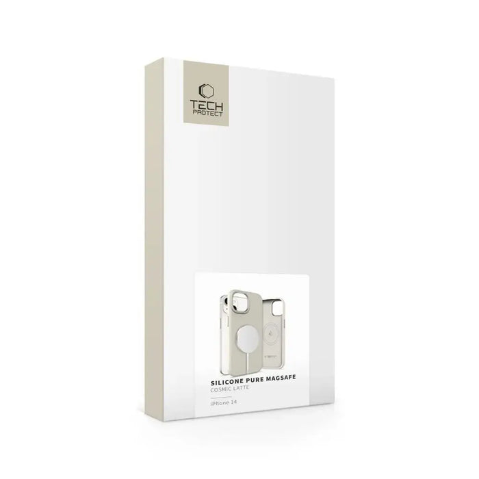 Tech-Protect Silicone PU Case MagSafe for iPhone 14 - Beige - Cell phone cases and covers<<<HurtelXML