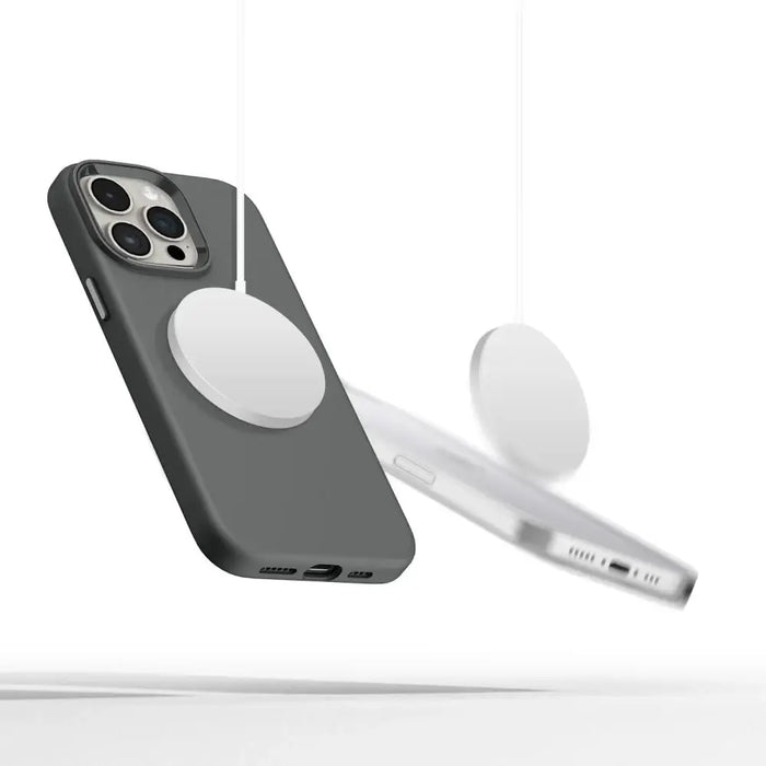 Tech-Protect Silicone PU Case MagSafe for iPhone 15 Pro - Gray - Cell phone cases and covers<<<HurtelXML