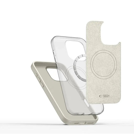 Tech-Protect Silicone PU MagSafe Case for iPhone 16 Pro Max - Beige - Cell phone cases and covers<<<HurtelXML