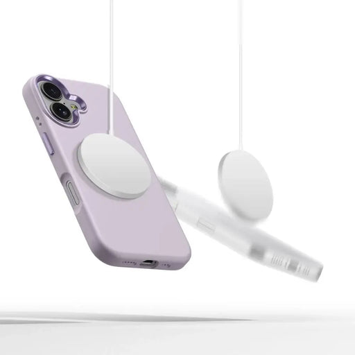Tech-Protect Silicone PU MagSafe iPhone 16 Case - Purple - Cell phone cases and covers<<<HurtelXML