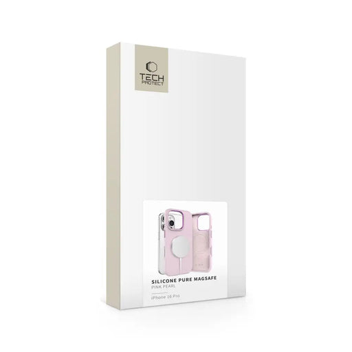 Tech-Protect Silicone PU MagSafe iPhone 16 Pro Case - Pink - Cell phone cases and covers<<<HurtelXML