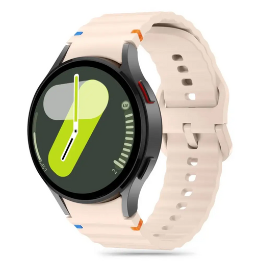 Tech-Protect Silicone Sport Strap for Samsung Galaxy Watch 4 / 5 / 5 Pro / 6 / 7 / FE - Pink - Other cell phone