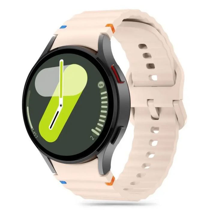Tech-Protect Silicone Sport Strap for Samsung Galaxy Watch 4 / 5 / 5 Pro / 6 / 7 / FE - Pink - Other cell phone