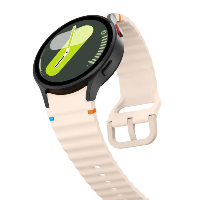 Tech-Protect Silicone Sport Strap for Samsung Galaxy Watch 4 / 5 / 5 Pro / 6 / 7 / FE - Pink - Other cell phone
