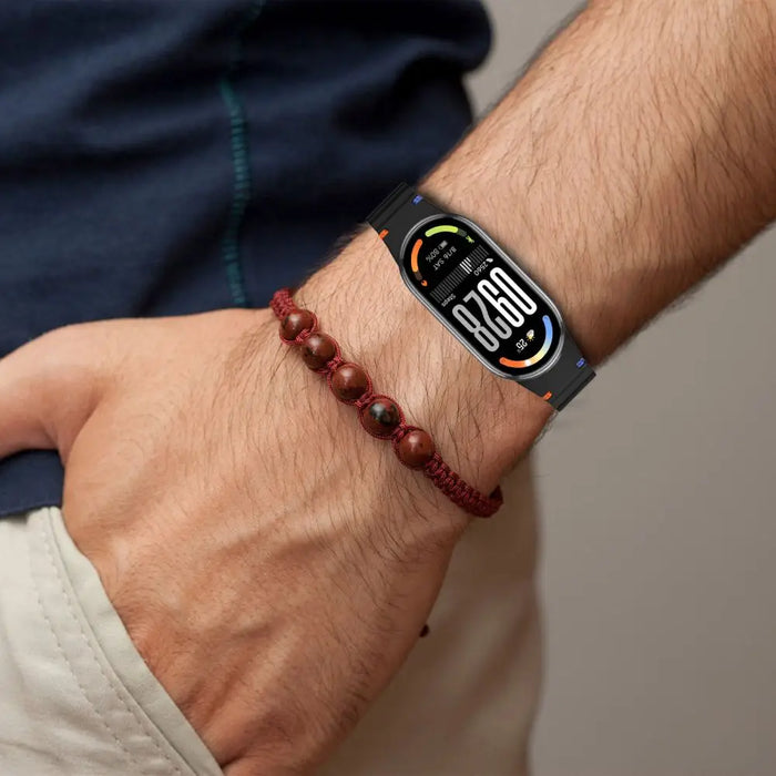 Tech-Protect Silicone Sport Strap for Xiaomi Smart Band 8 / 9 / 10 / NFC - Black - Other cell phone