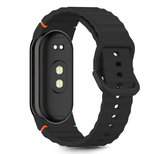 Tech-Protect Silicone Sport Strap for Xiaomi Smart Band 8 / 9 / 10 / NFC - Black - Other cell phone