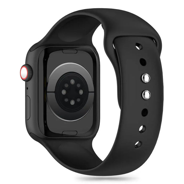 Tech-Protect Silicone Strap for Apple Watch 4 / 5 / 6 / 7 / 8 / 9 / SE (38 / 40 / 41 mm) - Black - Other cell phone
