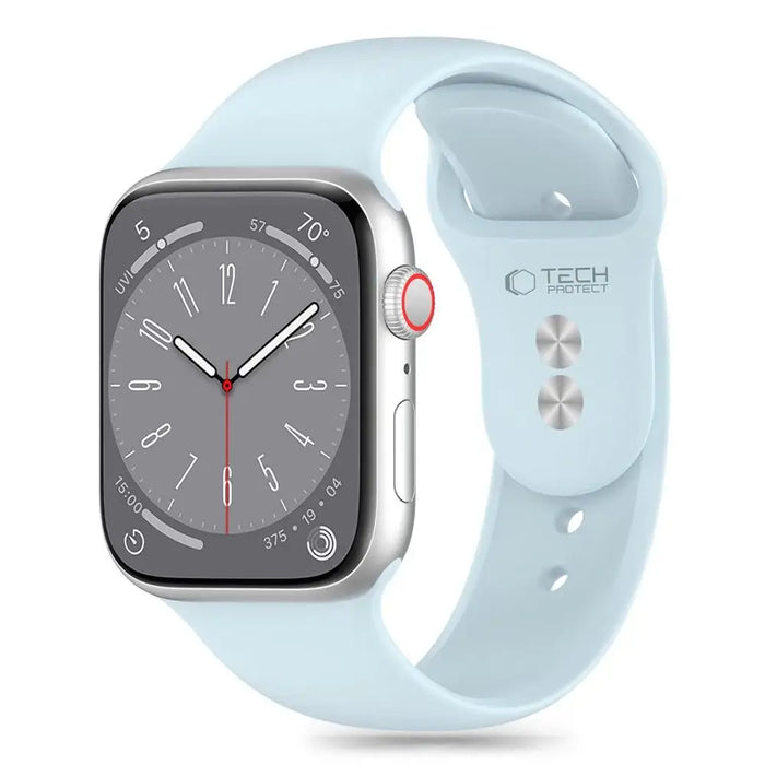 Tech-Protect Silicone Strap for Apple Watch 4 / 5 / 6 / 7 / 8 / 9 / SE (38 / 40 / 41 mm) - Blue - Other cell phone