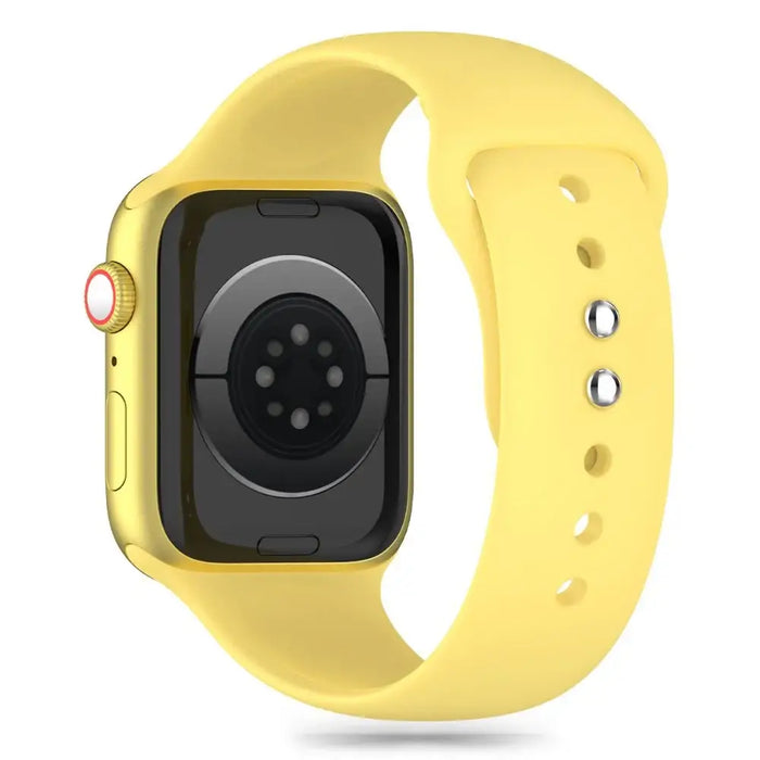 Tech-Protect Silicone Strap for Apple Watch 4 / 5 / 6 / 7 / 8 / 9 / SE (38 / 40 / 41 mm) - Yellow - Other cell phone