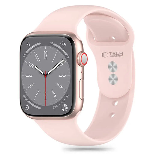 Tech-Protect Silicone Strap for Apple Watch 4 / 5 / 6 / 7 / 8 / 9 / SE (38 / 40 / 41 mm) - Pink - Other cell phone