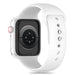 Tech-Protect Silicone Strap for Apple Watch 4 / 5 / 6 / 7 / 8 / 9 / SE (38 / 40 / 41 mm) - White - Other cell phone